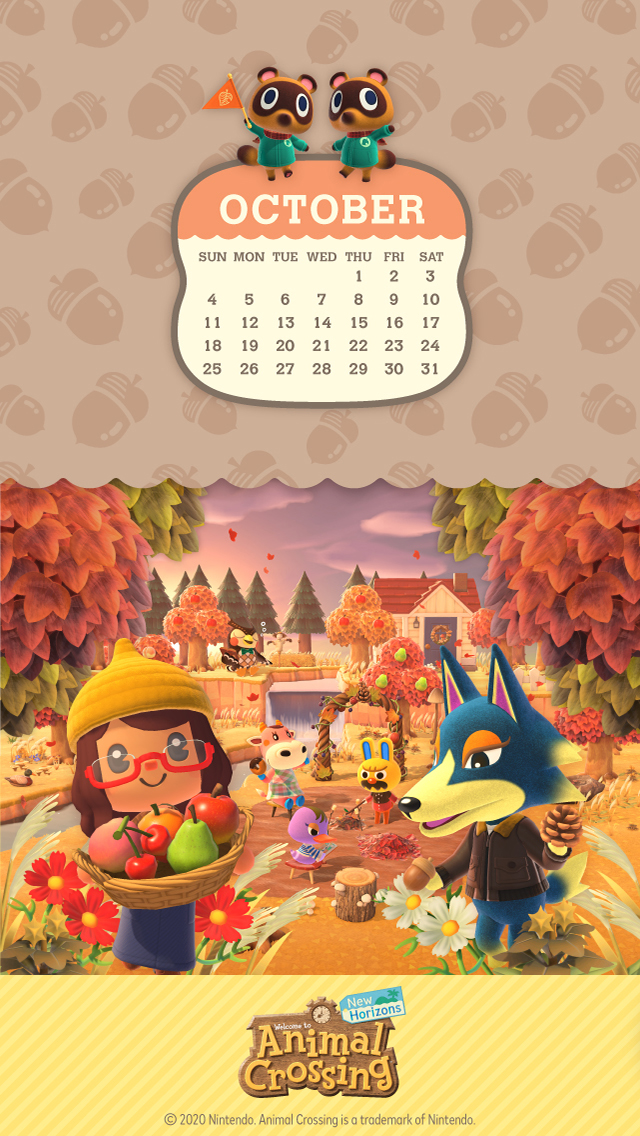 my.nintendo.com/Calendar - October 2020 - Animal Crossing - New Horizons/ACNH_Oct20_Calendar_[640x1136].jpg